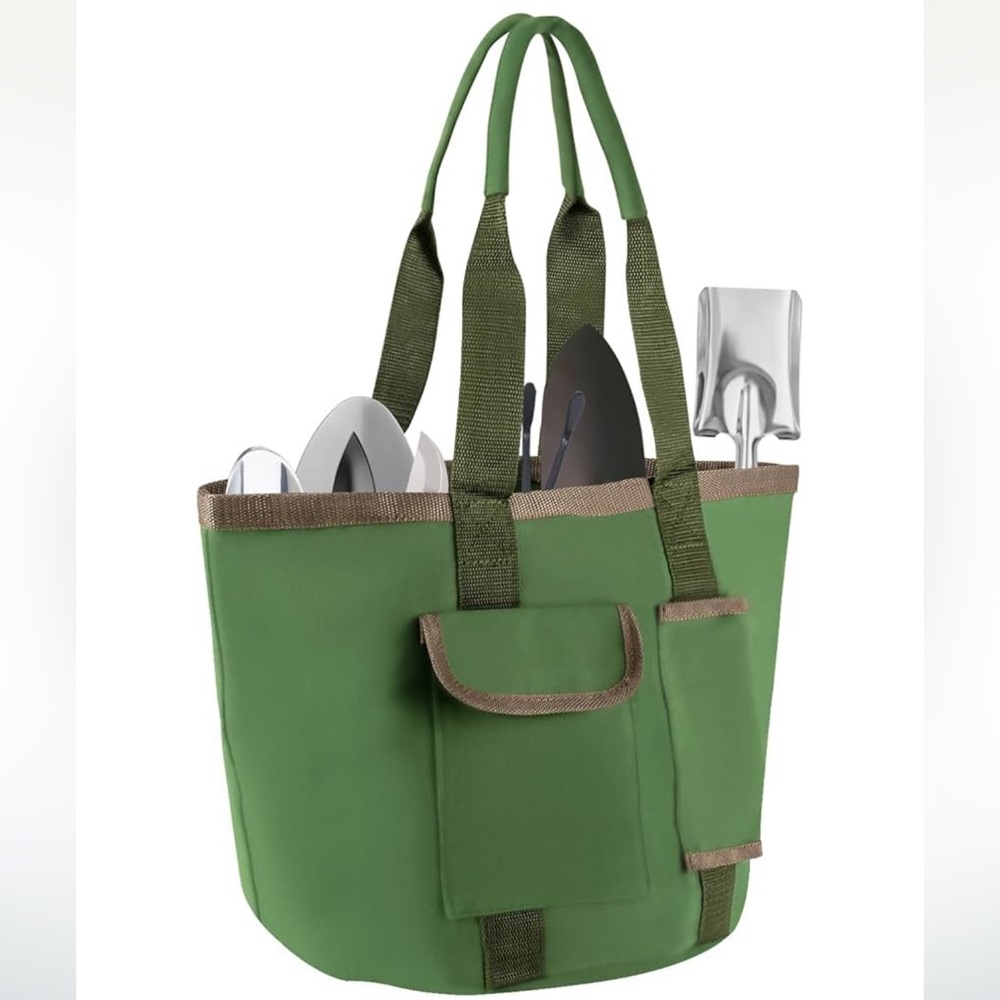 Green Gardening Tote Bag